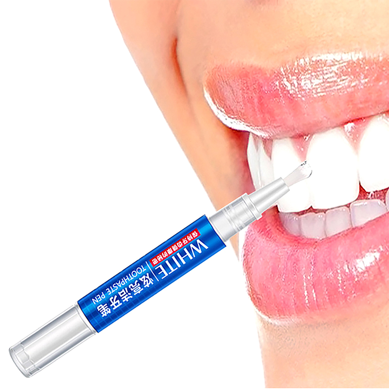 Teeth Whitening Pens - 3 ミリリットル歯のホワイトニングステインリムーバーブライトニングジェルペン効果的な除去歯垢汚れ口腔歯ケアペン歯のホワイトニングツール
