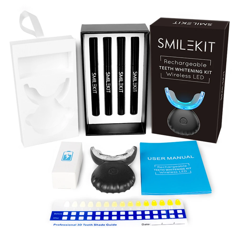 Teeth Whitening Price - 歯科歯ホワイトニングキットミニ 16 LED コールドライト 35% カルバミド過酸化物ゲル歯ホワイトナー漂白ペン口腔トレイデバイスセット