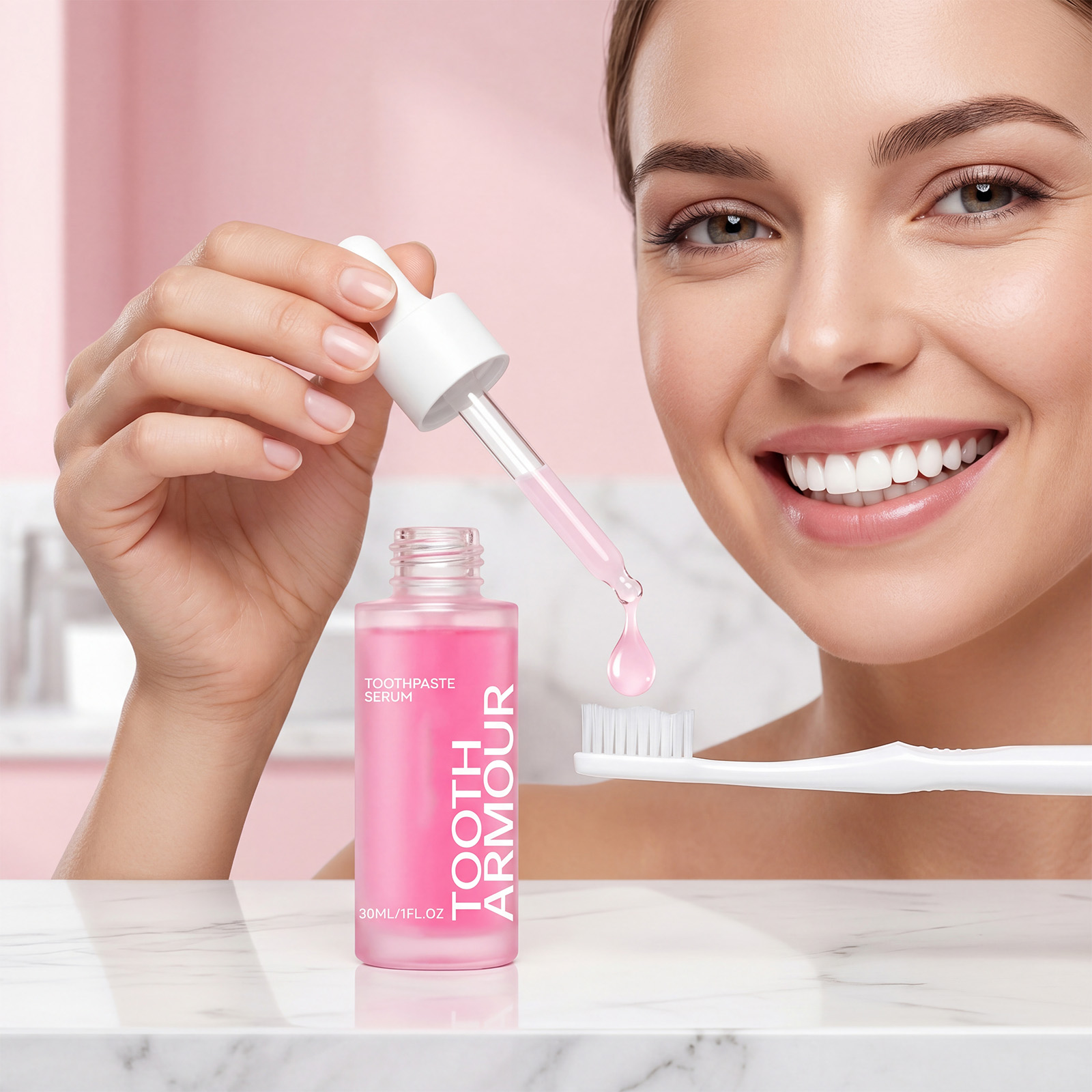 Teeth Whitening Serum - ナノハイドロキシアパタイト歯のホワイトニングセラム 深層汚れ除去 虫歯予防 口臭予防 口腔ケア 歯の美白エッセンス