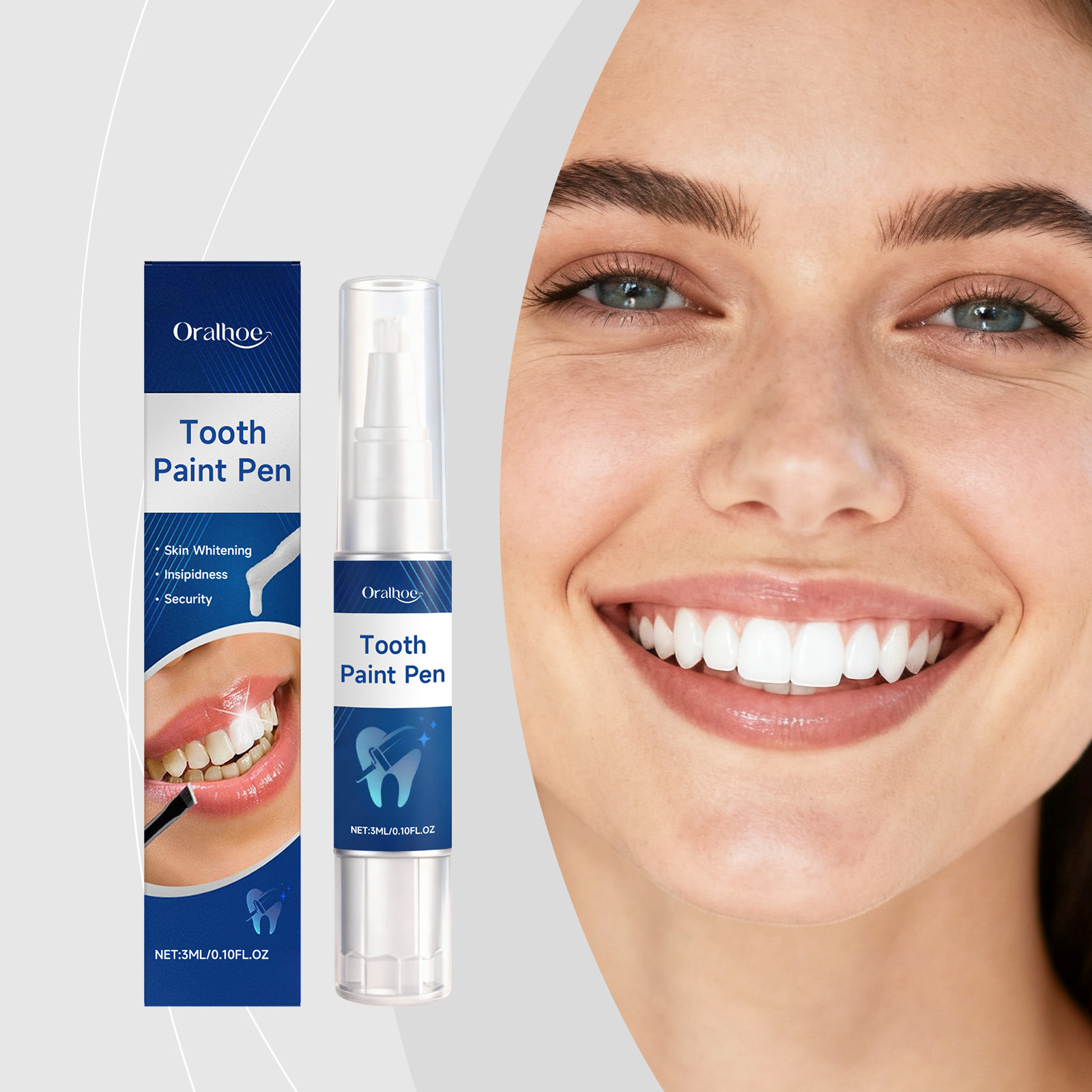 Teeth Whitening Pens - オーラルホー歯磨きペン 頑固な汚れ除去 携帯用防水 旅行用 長持ちする輝き 黄ばみ歯のホワイトニングペン