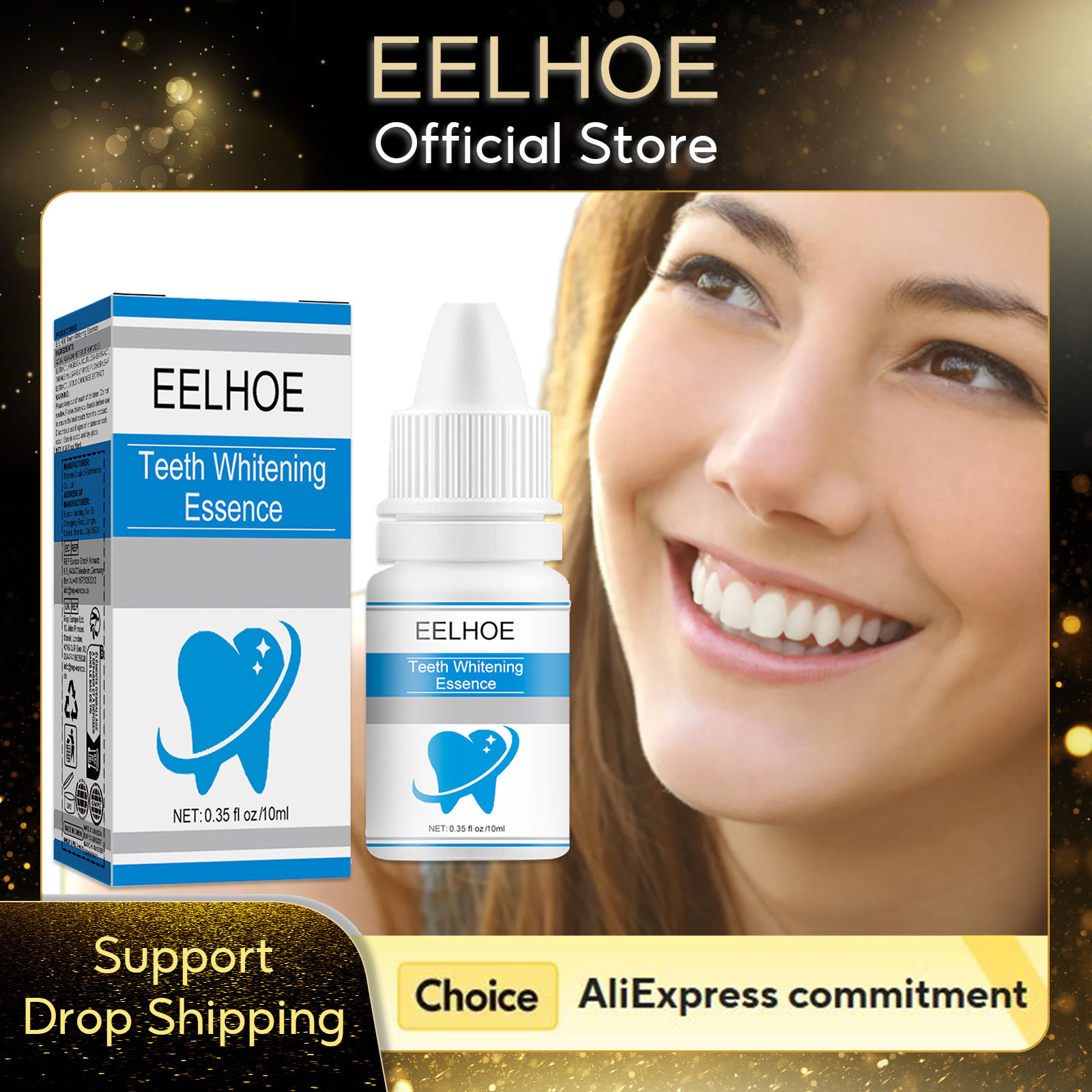 Eelhoe-歯のホワイトニングセラム,歯垢除去剤,黄色い歯 - Teeth Whitening Serum のレビューと価格