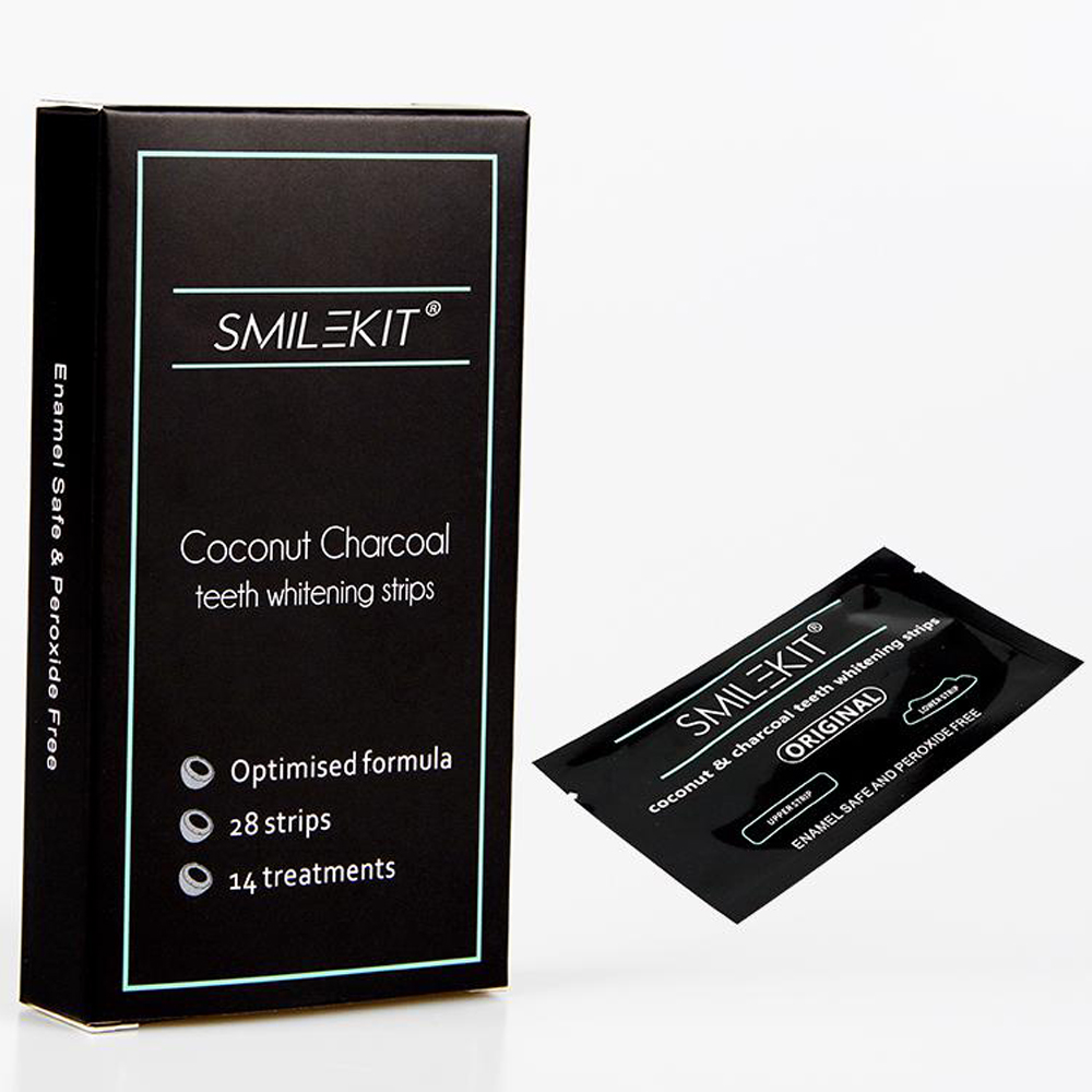 70 ピース/箱歯ホワイトニングストリップ竹炭歯の汚れ除去口 - Teeth Whitening Effects のレビューと価格