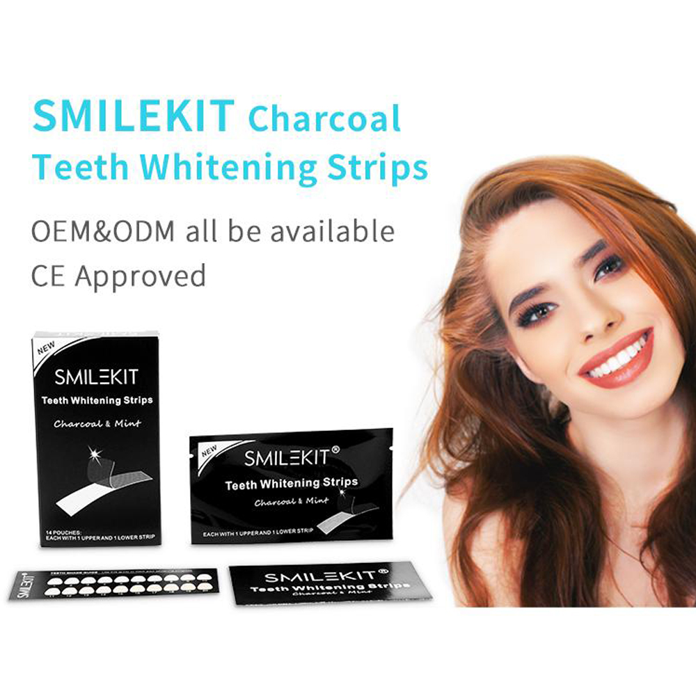 70 ピース/箱歯ホワイトニングストリップ竹炭歯の汚れ除去口 - Teeth Whitening Effects のレビューと価格