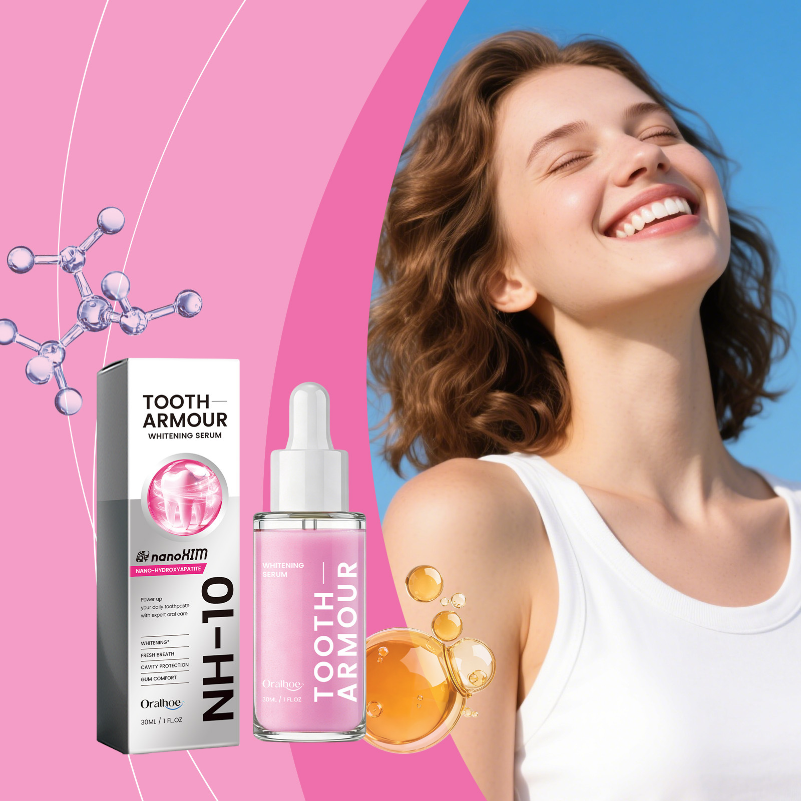 歯のホワイトニングセラム 歯のディープクリーニング 歯の明る - Teeth Whitening Serum のレビューと価格