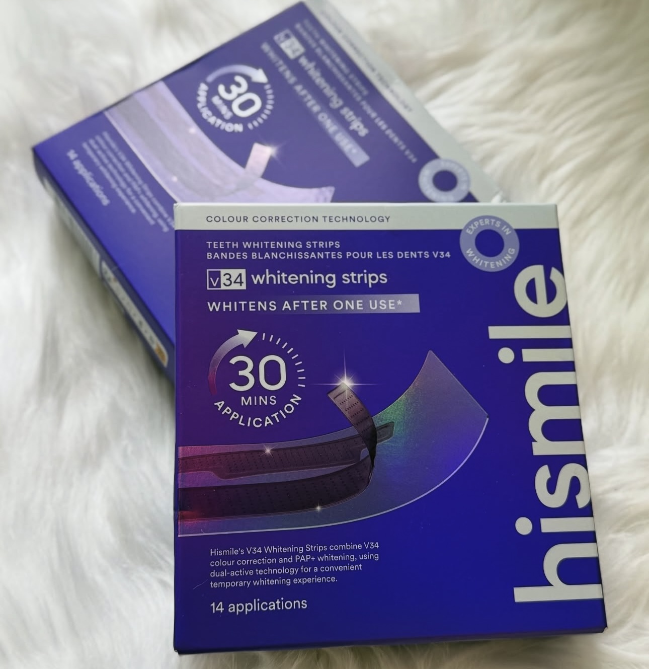 パープル除去イエローティーステインストリップスV34ホワイト - Teeth Whitening After Care のレビューと価格