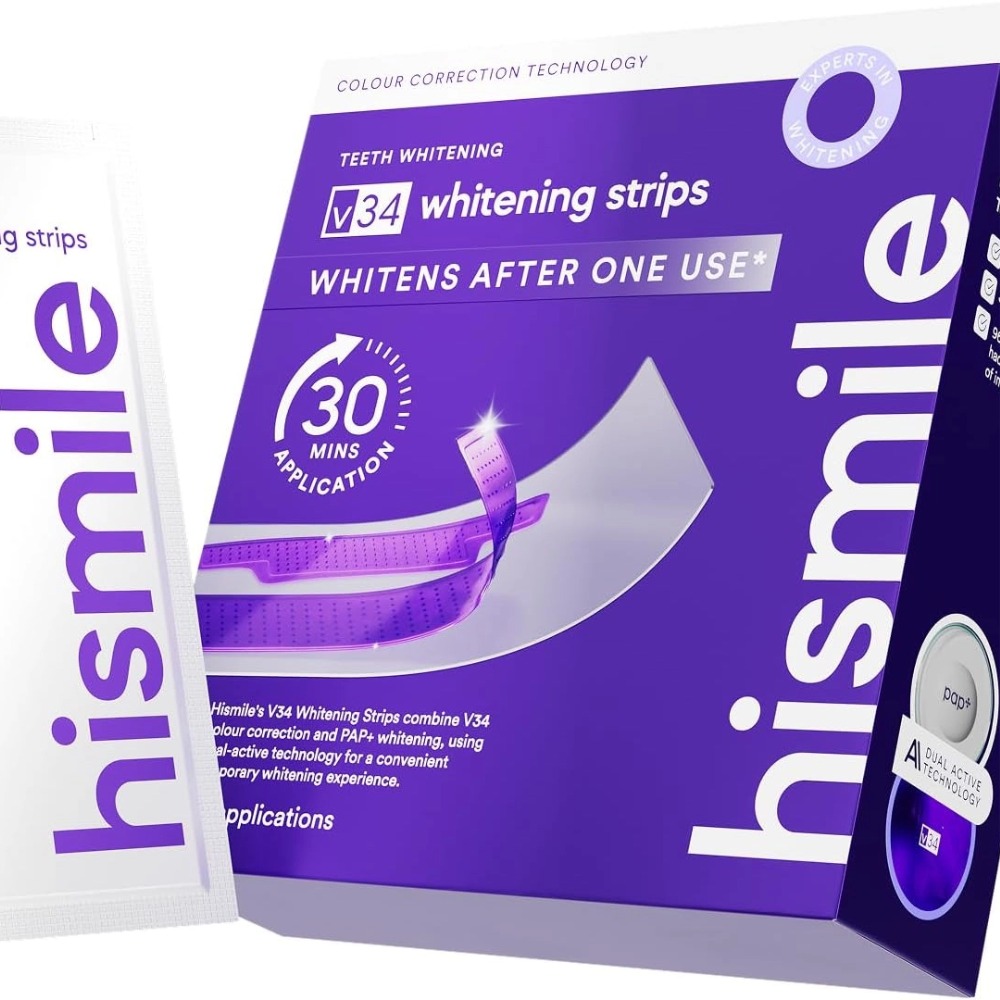 パープル除去イエローティーステインストリップスV34ホワイト - Teeth Whitening After Care のレビューと価格