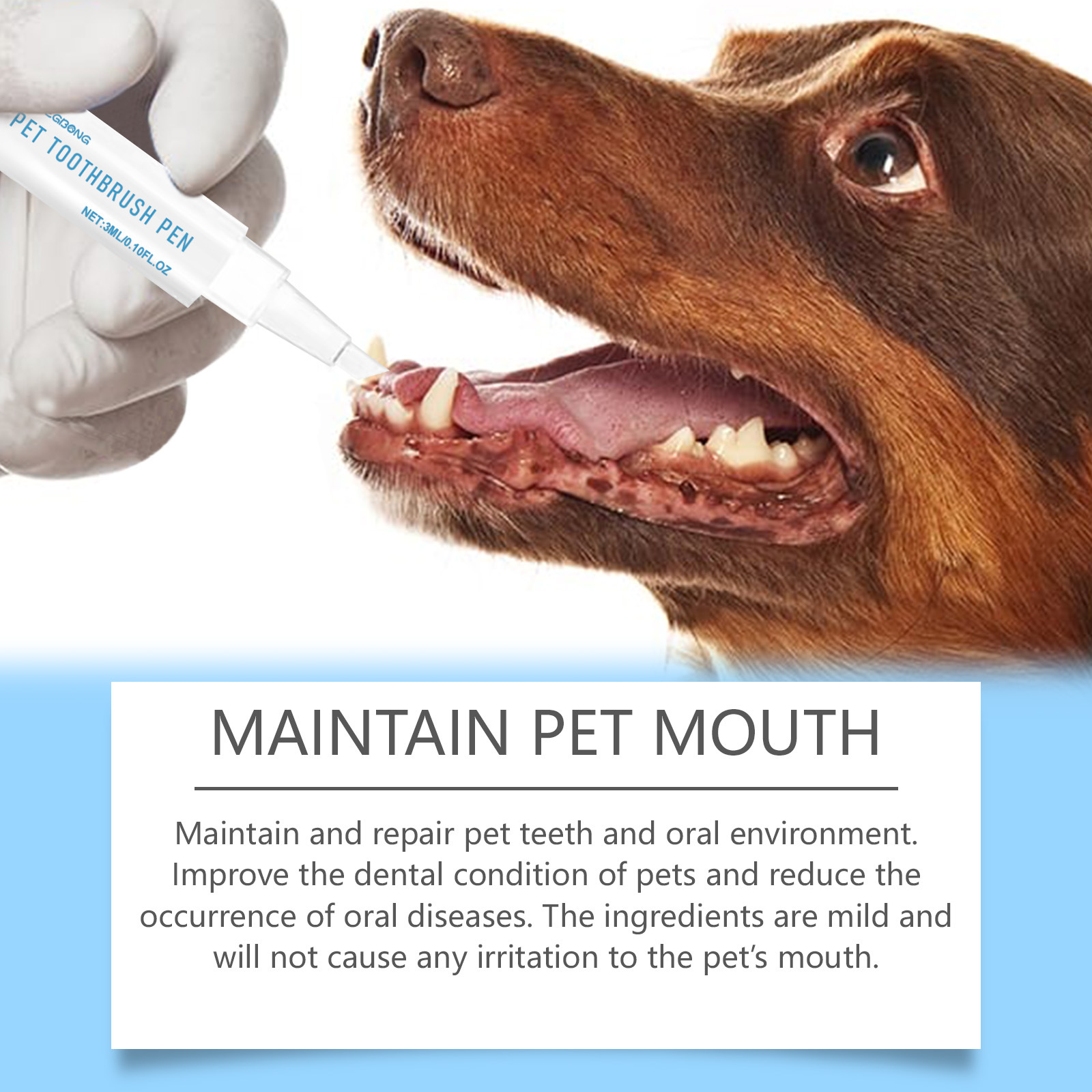 犬猫用口腔洗浄ジェルペン 長続きする爽やかな息 歯の汚れ除去 - Teeth Whitening Pens のレビューと価格