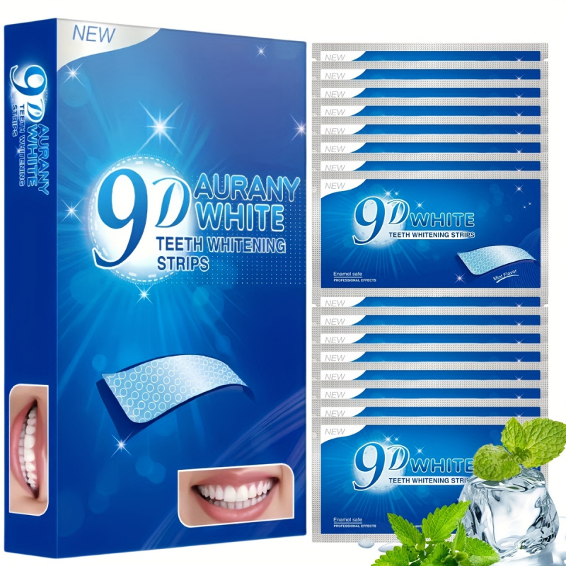 9D Aurany ホワイト歯ホワイトニング ストリップ 2 - Teeth Whitening Price のレビューと価格