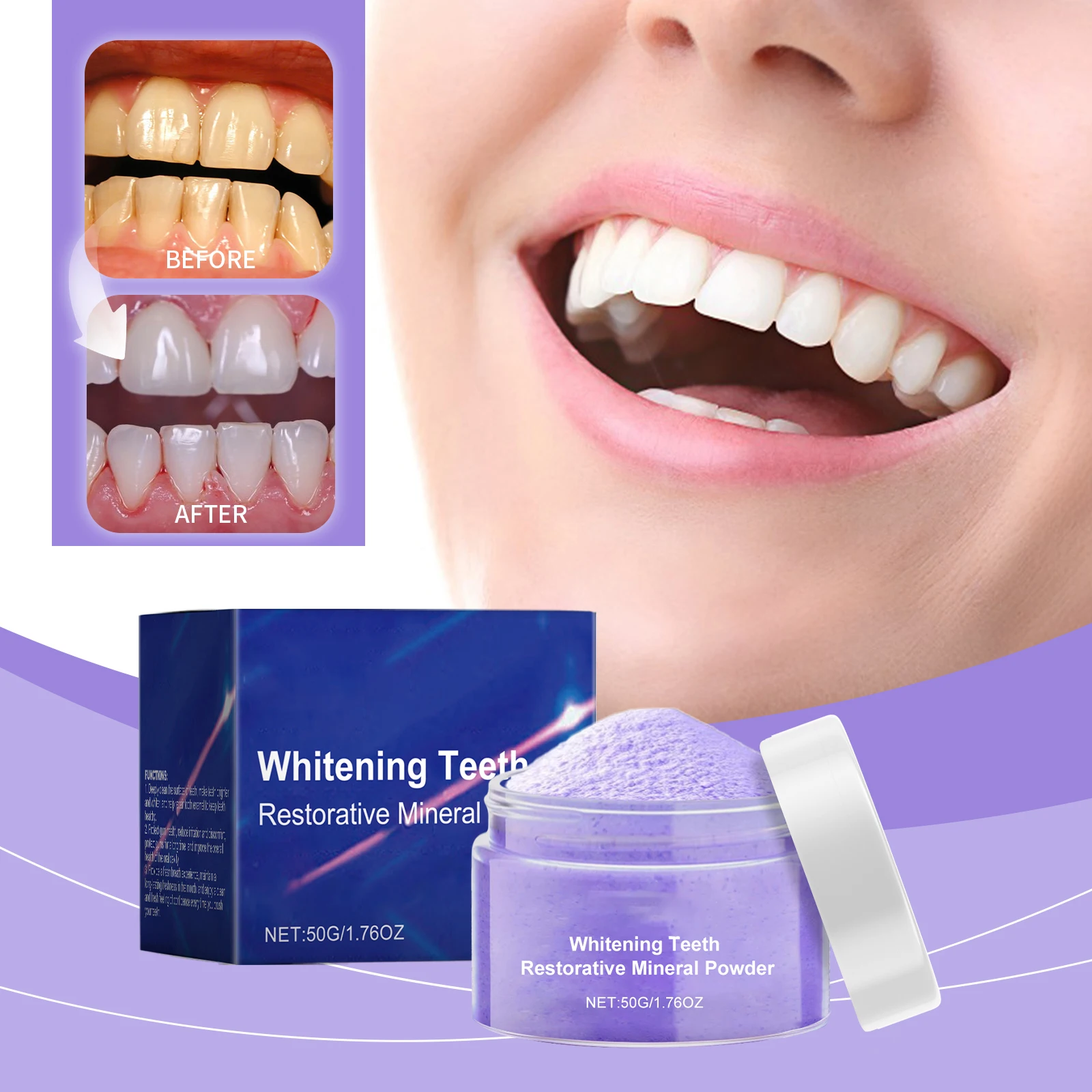 第2世代アップグレード版歯のホワイトニングキット、歯の黄ばみ - Teeth Whitening Serum のレビューと価格