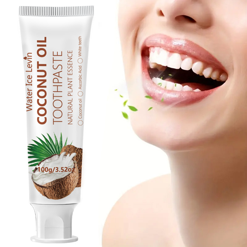 ココナッツオイル歯磨き粉 100g 天然植物エキス配合 歯を - Teeth Whitening Serum のレビューと価格