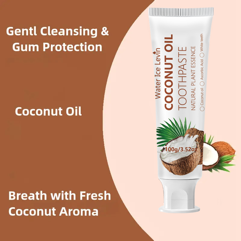 ココナッツオイル歯磨き粉 100g 天然植物エキス配合 歯を - Teeth Whitening Serum のレビューと価格
