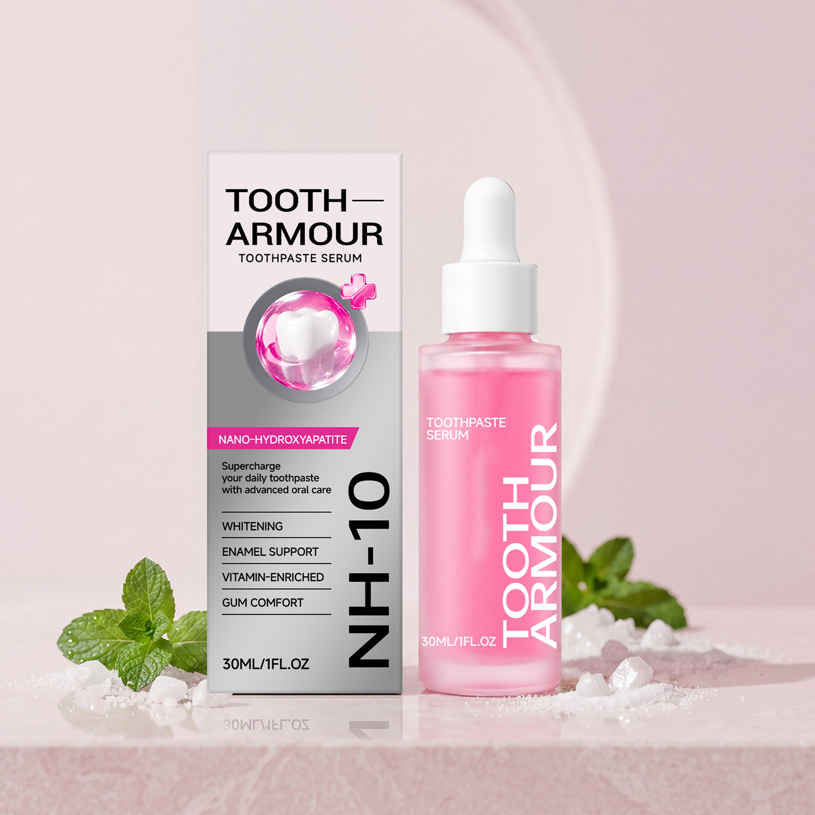 ナノハイドロキシアパタイト歯のホワイトニングセラム 深層汚れ - Teeth Whitening Serum のレビューと価格