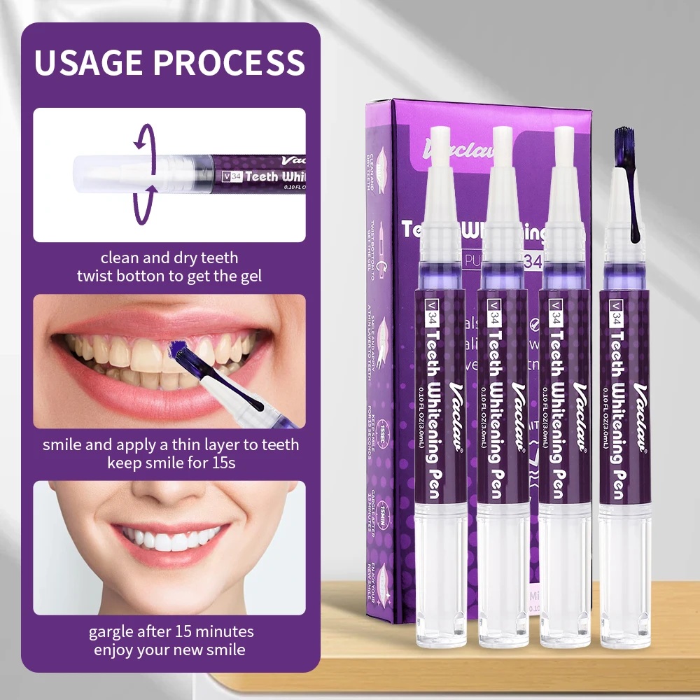 ヴァクヴァル V34 パープル歯ホワイトニングジェルペン、イ - Teeth Whitening Price のレビューと価格